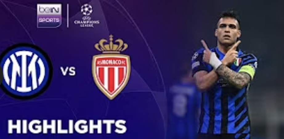 Inter 3-0 Monaco | Champions League 24/25 Match Highlights